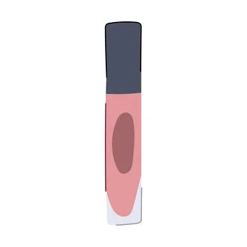 Sheer lip gloss cartoon vector illustration Stock Illustration