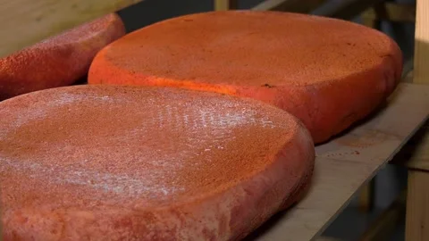 Сheese with paprika Stock Footage 170957588