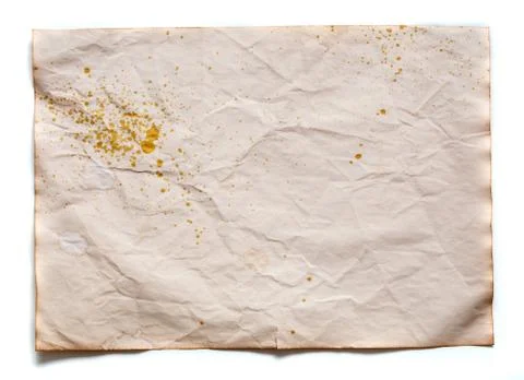 A sheet of aged paper Stock Photos