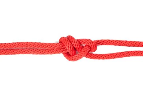 Sheet bend knot Foto stock