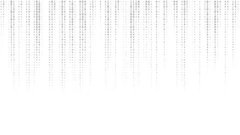 Sheet Of Binary Codes Listing Seamless Pattern Stock Illustration