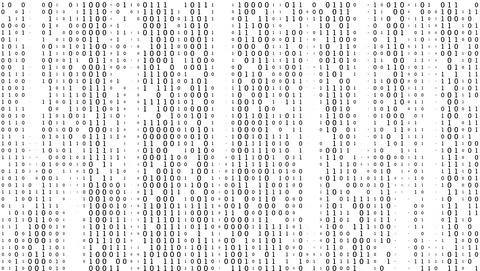 Sheet Of Binary Codes Listing Seamless Pattern Stock Illustration