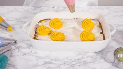 Sheet cake Stock Photos