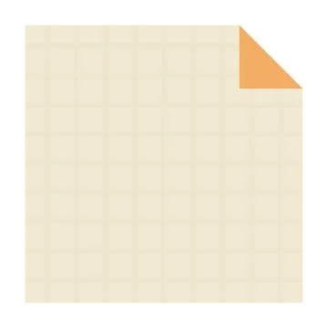 Sheet copybook in a cell vector icon. 스톡 일러스트