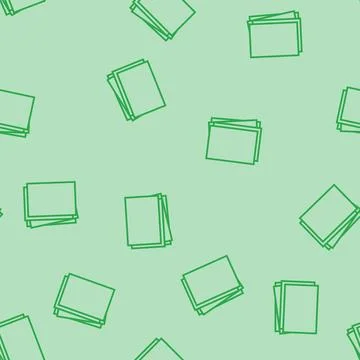 Sheet document paper line seamless pattern Stock Illustration