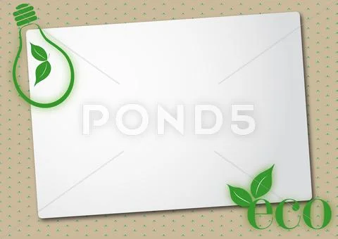 Sheet ecology Stock Illustration