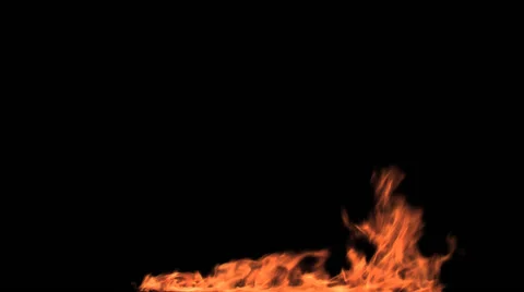 SHEET FIRE 03_Black BG_WINDY_SPOARDIC Stock Footage 53797267
