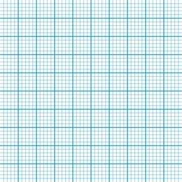 Sheet of graph paper with grid. Millimeter paper texture, geometric pattern 스톡 일러스트