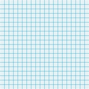 Sheet of graph paper with grid. Millimeter paper texture, geometric pattern Stock Illustration