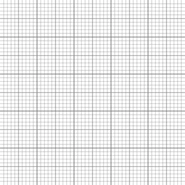 Sheet of graph paper with grid. Millimeter paper texture, geometric pattern Illustrazione stock