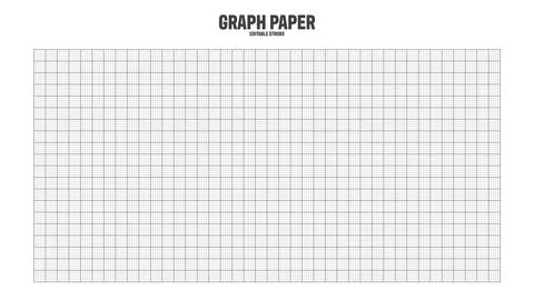 Sheet of graph paper with grid. Millimeter paper texture, geometric pattern イラスト素材