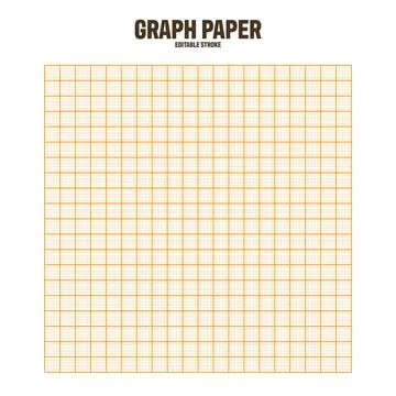 Sheet of graph paper with grid. Millimeter paper texture, geometric pattern 스톡 일러스트