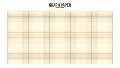 Sheet of graph paper with grid. Millimeter paper texture, geometric pattern 스톡 일러스트