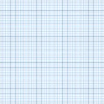 Sheet of graph paper with grid. Millimeter paper texture, geometric pattern Stock Illustration