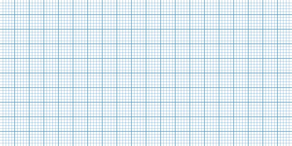 Sheet of graph paper with grid. Millimeter paper texture, geometric pattern Ilustración de archivo
