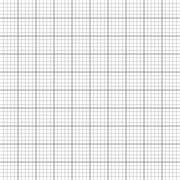 Sheet of graph paper with grid. Millimeter paper texture, geometric pattern Illustrazione stock