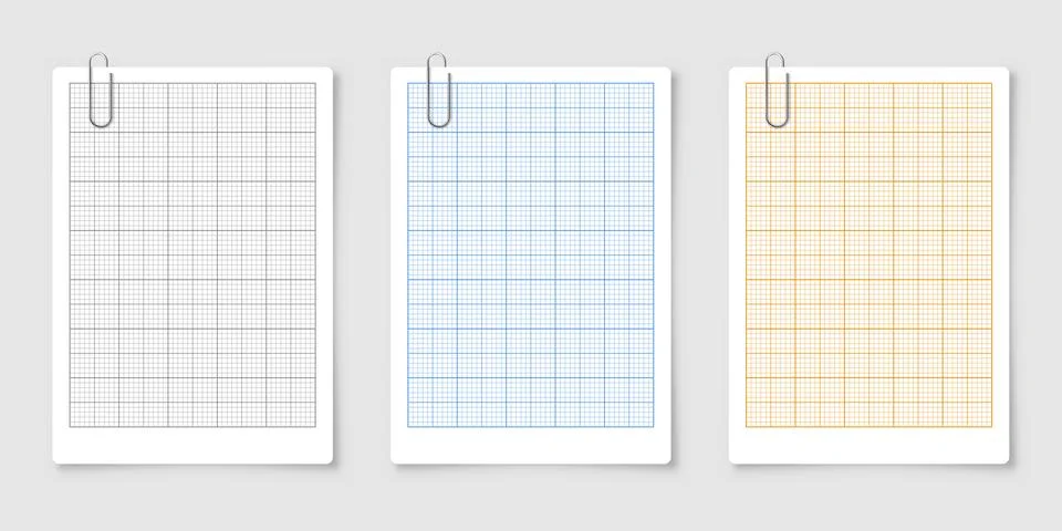 Sheet of graph paper with grid. Millimeter paper texture, geometric pattern 스톡 일러스트