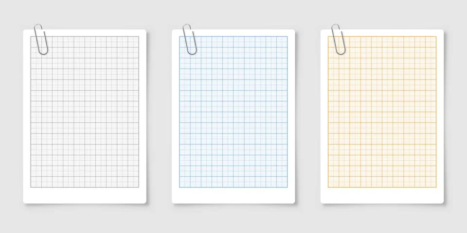 Sheet of graph paper with grid. Millimeter paper texture, geometric pattern イラスト素材