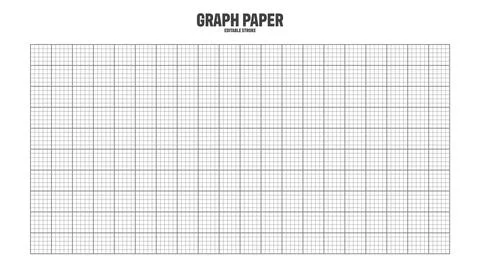 Sheet of graph paper with grid. Millimeter paper texture, geometric pattern イラスト素材