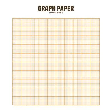 Sheet of graph paper with grid. Millimeter paper texture, geometric pattern 스톡 일러스트