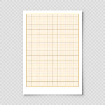 Sheet of graph paper with grid. Millimeter paper texture, geometric pattern 스톡 일러스트