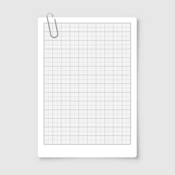 Sheet of graph paper with grid. Millimeter paper texture, geometric pattern イラスト素材