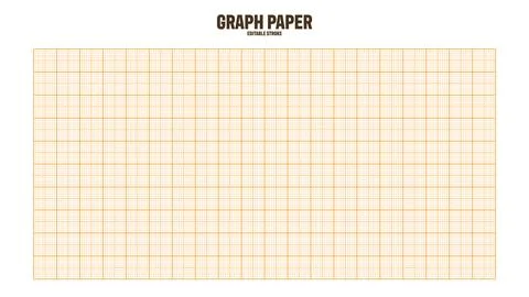 Sheet of graph paper with grid. Millimeter paper texture, geometric pattern Ilustración de archivo