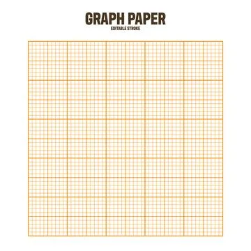 Sheet of graph paper with grid. Millimeter paper texture, geometric pattern Ilustración de archivo