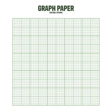 Sheet of graph paper with grid. Millimeter paper texture, geometric pattern Illustrazione stock