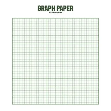 Sheet of graph paper with grid. Millimeter paper texture, geometric pattern Illustrazione stock