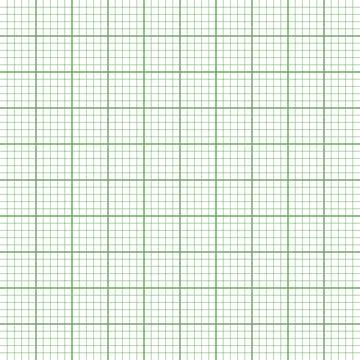 Sheet of graph paper with grid. Millimeter paper texture, geometric pattern Illustrazione stock