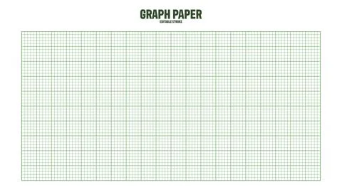 Sheet of graph paper with grid. Millimeter paper texture, geometric pattern 스톡 일러스트