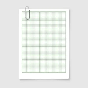 Sheet of graph paper with grid. Millimeter paper texture, geometric pattern 스톡 일러스트