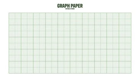Sheet of graph paper with grid. Millimeter paper texture, geometric pattern Illustrazione stock