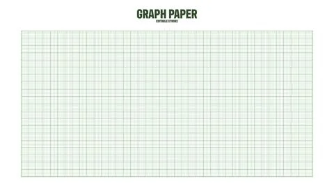 Sheet of graph paper with grid. Millimeter paper texture, geometric pattern Illustrazione stock