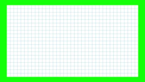 Sheet of grid paper with a squared pattern, graph paper, 4K resolution Stock Footage 287742883