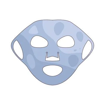 Sheet Mask illustration Stock Illustration