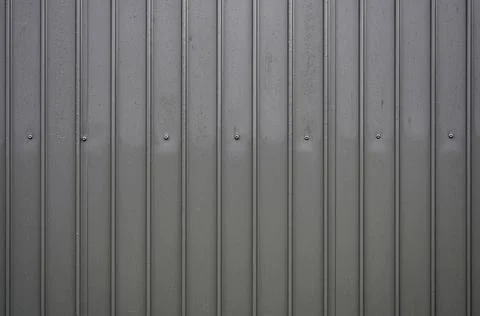 A Sheet Metal Cladding for using as background, wallpaper Stock Photos