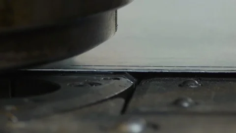 Sheet metal Machine Stock Footage 88450944