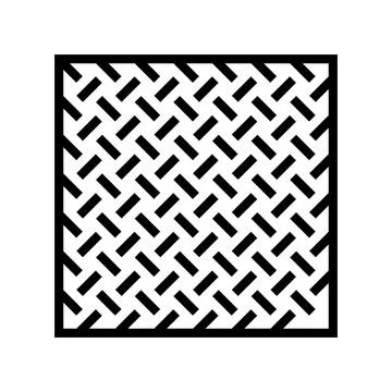 Sheet metal manufacturing engineer line icon vector illustration Stock Illustration