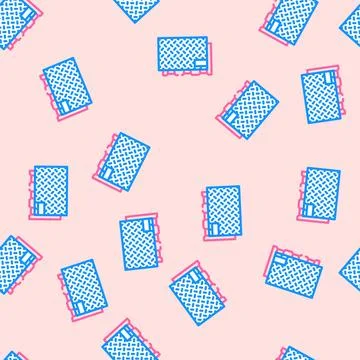 Sheet metal manufacturing engineer vector seamless pattern Stock Illustration