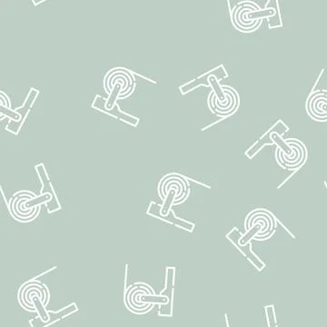 Sheet metal roll line vector seamless pattern Stock Illustration