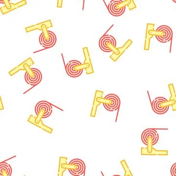 Sheet metal roll vector seamless pattern Stock Illustration