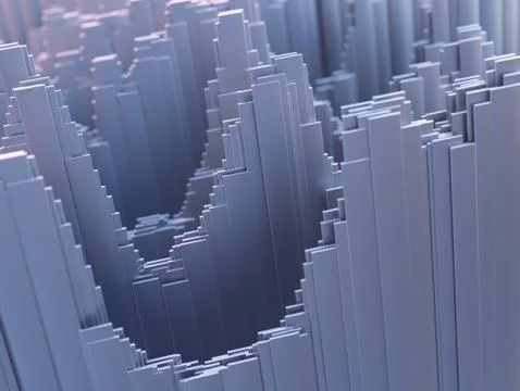 Sheet Metal Three Dimensions Stock Illustration