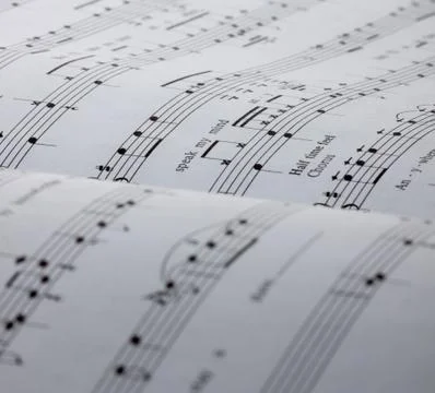 Sheet music background Stock Photos