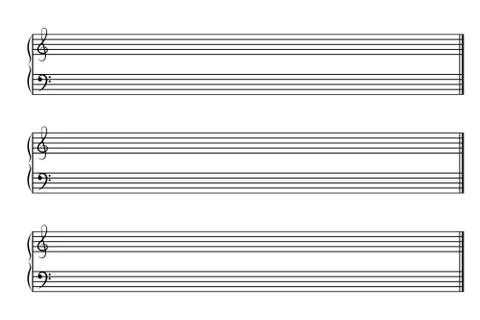 Sheet music books horizontal. Vector EPS10 Stock Illustration