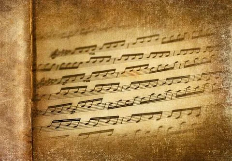 Sheet music Stock Illustration