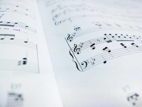 Sheet of Music Stock Photos