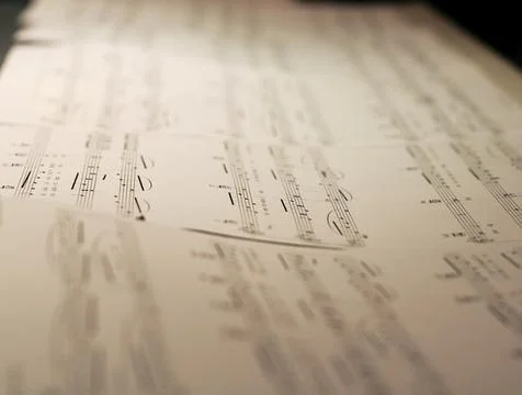 Sheet music Stock Photos