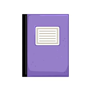 Sheet notebook cartoon vector illustration 스톡 일러스트